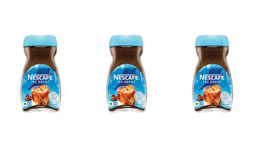 NESCAFE Ice Roast | Instant Coffee Powder for Cold Coffee Lovers 90g - Pack of 3