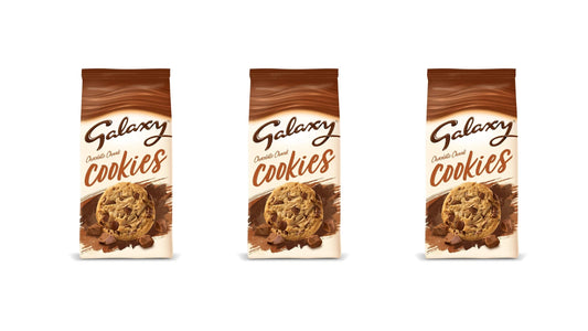 Galaxy Choco Chunk Cookies 180g Pack of 3 - Your Favorite Chocolate in a Cookie!